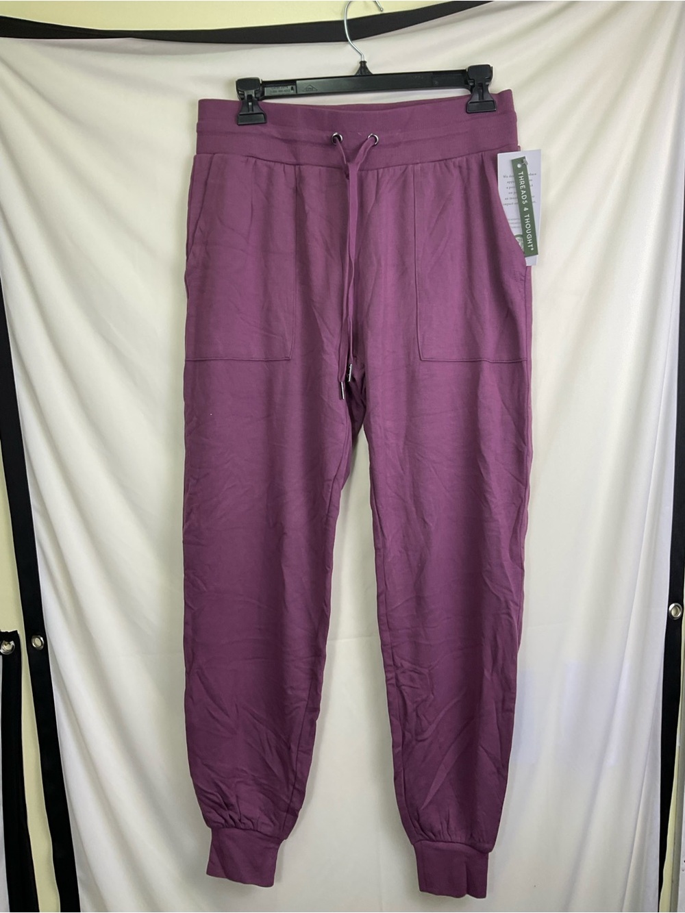 Threads 4 Thought Liara Fleece Pocket Jogger Sweatpants - Dark purple